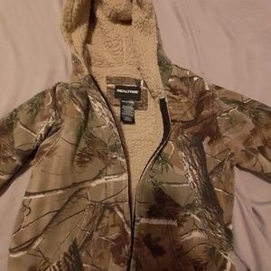 Boys super soft and warm Jacket by Real Tree